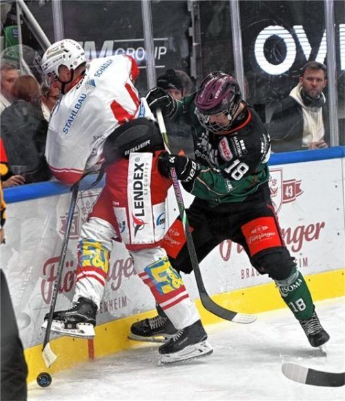 Den Einsatz kann man Sebastian Zwickl und den Starbulls bisher nicht absprechen.Foto Ruprecht