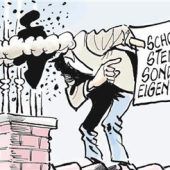 Wem gehört der Schornstein?