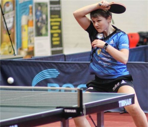 Die Berlinerin Nina Mittelham zählt zu den besten deutschen Spielerinnen in der Bundesliga.Foto Gerhard Erlich