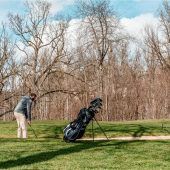 Sanftes Grün mit Panorama