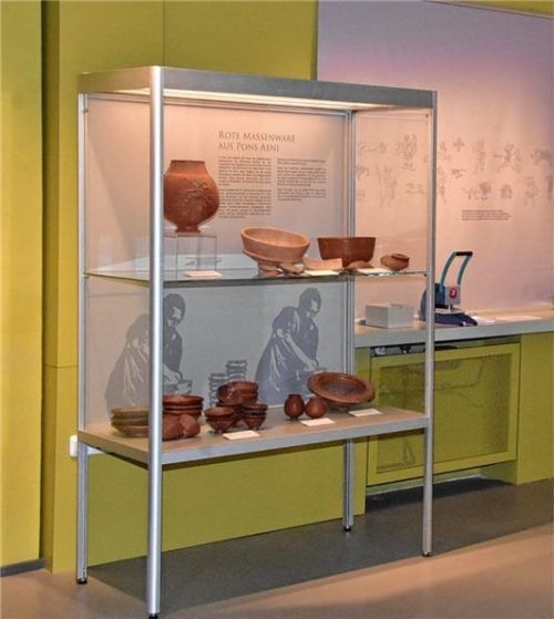 Blick in die neu gestalteten Räume der Römerausstellung im ersten Stock des Städtischen Museums.