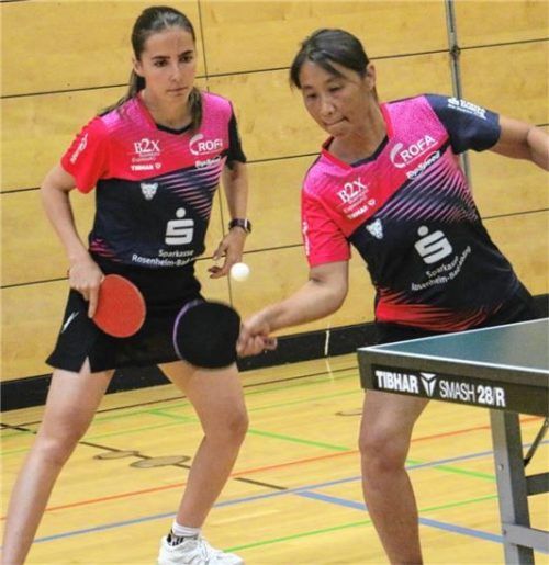 Eine mögliche Option für den Saisonstart könnte bei Kolbermoor das Doppel Laura Tiefenbrunner/Qianhong Gotsch sein. Foto Gerhard Erlich