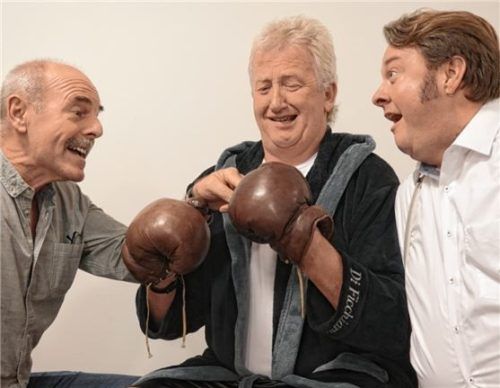 Im Ring: (von links) Richard Martl, Robert Mayr und Andreas Brandmaier. Foto schrei