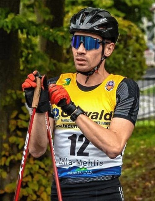 Jakob Lange wurde bei der deutschen Meisterschaft der Nordischen Kombinierer in Oberhof Vierter. Foto DSV