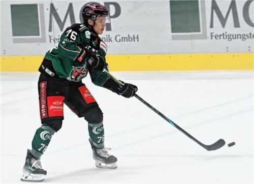 Kilian Kühnhauser wird per Förderlizenz künftig für den Oberligisten EC Peiting spielen.Foto Hans-Jürgen Ziegler