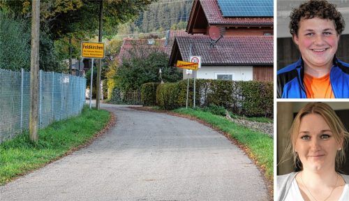 Lorenz Weber (rechts oben), der 2023 den Wunsch einer Beleuchtung an der alten Westerhamer Straße zwischen Feldkirchen und Westerham geäußert hatte, war auch 2024 der Einladung der Jugendbeauftragten Annette Thielmann zur Jungbürgerversammlung gefolgt. Foto Manfred Merk