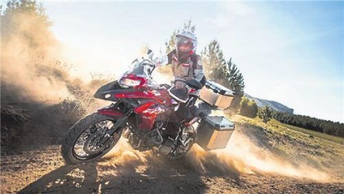 Macht optisch viel her: Die Benelli TRK 502X überzeugt aber auch durch ihren Preis und ihre Fahreigenschaften. Foto Benelli