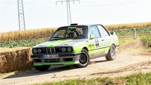 Mit Abstand Klassenschnellste: Josef Haagn/Sandra Fellermair im BMW 318 iS E30.Foto Fellermair