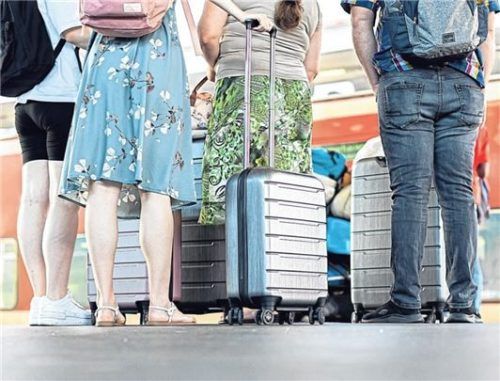 Mit viel Gepäck extra viel Puffer einplanen.