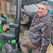 Arbeitsgewand gegen Sakko getauscht