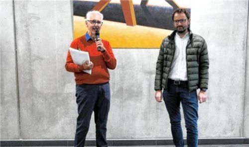 Vereins-Vorsitzender Erhard Passauer und Bürgermeister Johannes Zistl (rechts) eröffneten die Veranstaltung.