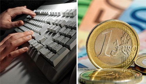 Wegen der Aussicht auf einen finanziellen Gewinn stellte eine Ukrainerin ihre Bankkonten zur Verfügung und half dabei, Online-Kunden zu betrügen. Foto dpa/Jochen Lübke/Daniel Reinhardt