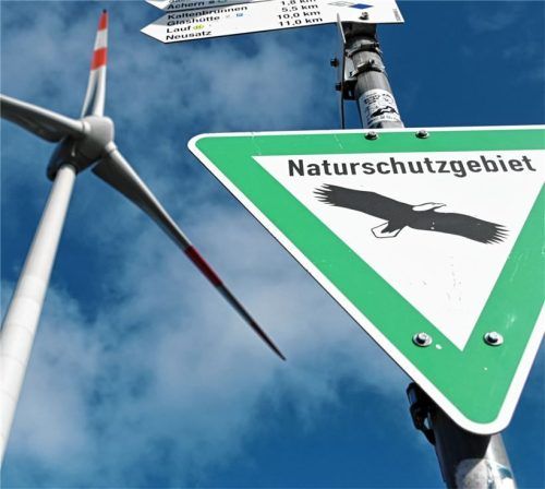 Windkraftanlagen im Naturschutzgebiet? Nach Meinung des Eggstätter Gemeinderates verträgt sich das nicht. Deshalb wurde die „Suchanfrage“ des Regionalen Planungsverbandes Südostbayern mehrheitlich abgelehnt. Foto dpa/uli Deck