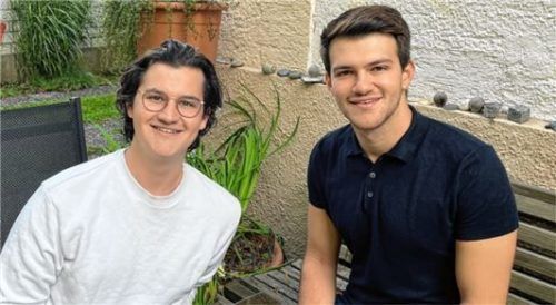 Zacharias (links) und Milo Spörl. Foto Privat