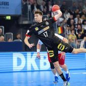 Handballer in Torlaune