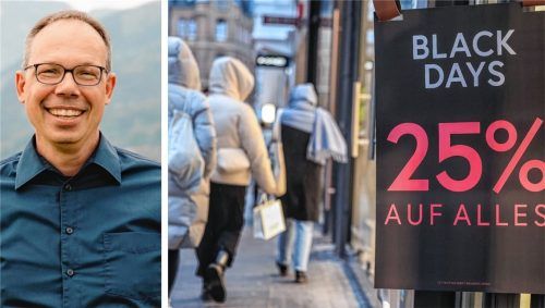 Der Bad Feilnbacher Professor Dr. Axel Koch spricht über die psychologischen Tricks, die der Handel bei Rabattaktionen wie dem Black Friday anwendet. Fotos Walker/DPA