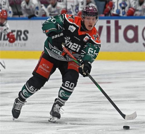 Der Marathon-Mann der Starbulls: Kein Rosenheimer bekommt pro Spiel mehr Minuten Eiszeit als Verteidiger Shane Hanna.Foto Hans-Jürgen Ziegler