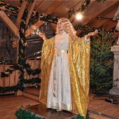 Christbaum erstrahlt auf Knopfdruck