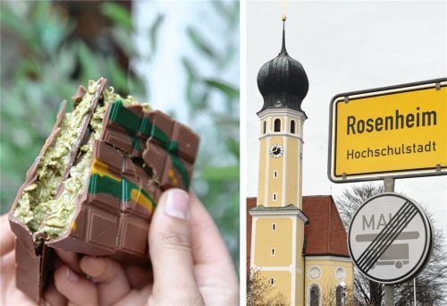 Die „Dubai-Schokolade“ sorgt gerade weltweit für Furore. Auch in Rosenheim ist der Trend schon angekommen. Foto  picture alliance/dpa | Sascha Thelen (Symbolbild), Felix Hörhager/dpa