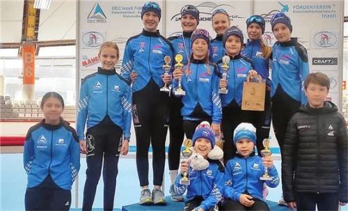 Die Talente des DEC Inzell zeigten beim Markus-Eicher-Gedächtniscup ordentliche Leistungen.Foto re
