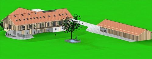 Die Visualisierung zeigt, wie das vollendete Projekt aussehen soll. / Repro elk