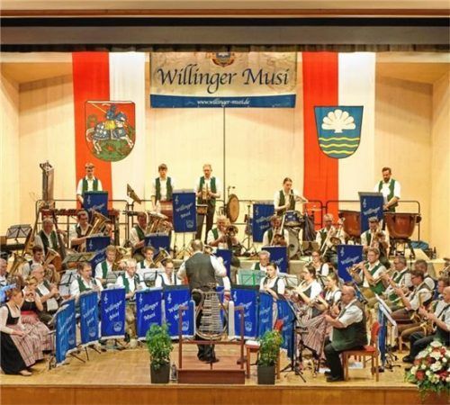 Die Willinger Musi freut sich auf die Besucher des großen Jahreskonzertes. Foto re