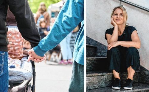 Ein Kind stellt den Alltag eines Paares komplett auf den Kopf. Geraten Eltern in die Überforderung, kann Familientherapeutin Mia Schwaiger helfen. Foto Annette Riedl/dpa/re