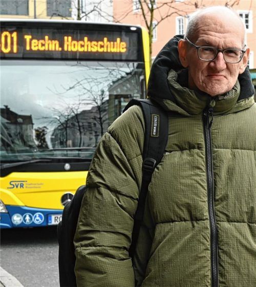 Günter Eberle hat eine Online-Petition gestartet, um den Rosenheimer Stadtverkehr zu verbessern. Foto Schlecker