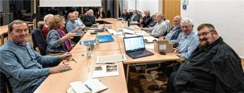 Gut eindreiviertel Jahre arbeitete der Arbeitskreis Geschichte, um eine ganz besondere Ausstellung auf die Beine zu stellen. Foto Thomae