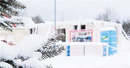 In der kalten Jahreszeit sollten Bauherren aktiv darauf achten, dass ihre Baustelle winterfest gesichert ist. Foto Andrea Warnecke/dpa