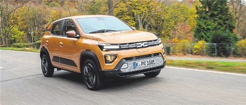 Klassensieger: Der Dacia Spring Electric ist das günstigste Modell bei den Kleinstwagen und den SUV. Foto dpa/Patrick PLeul