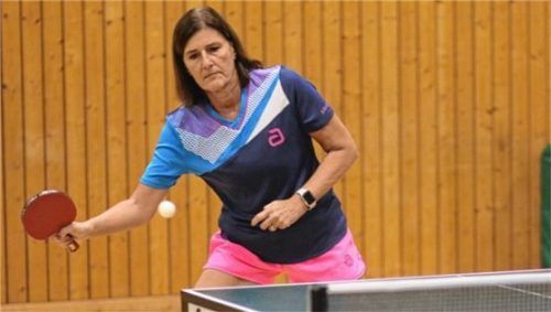 Margit Paul brachte den TV Feldkirchen in der Anfangsphase mit 2:1 in Führung.Foto Gerhard Erlich