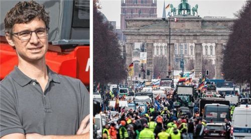 Markus Huber hatte sich von der Berliner Demo mehr erwartet.Foto re/dpa