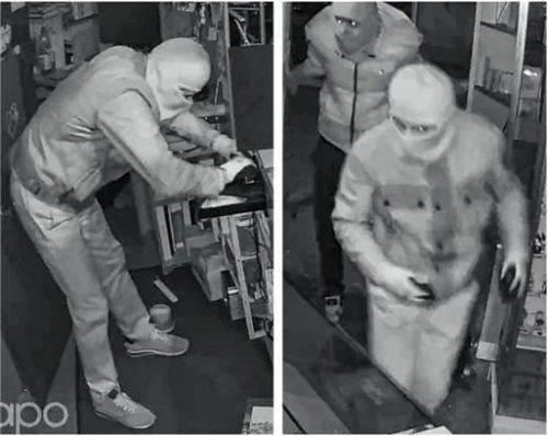 Mit diesen Fotos hofft die Polizei auf Zeugen. Fotos PP OBS