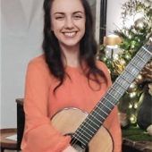 Klassische Gitarre in angemessenem Umfeld