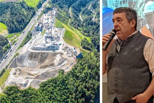 Sepp Lausch berichtete beim „Faktencheck“ von den Schutthalden („Eine Mondlandschaft“) entlang von Brennerbasistunnel (Symbolbild) und Südzulauf. Fotos Imago/Weiser