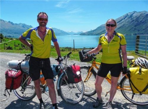Wolfgang und Karin Büttner unterwegs in Neuseeland. Foto re