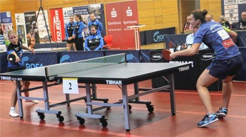 Zu einem Duell zwischen Kolbermoors Kristin Lang und der Bingenerin Katerina Tomanovska könnte es diesmal auch kommen.Foto Gerhard Erlich