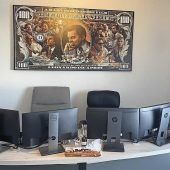 Die Schaltzentrale der Bitcoin-Mafia