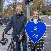 Straße ist jetzt radlfreundlicher