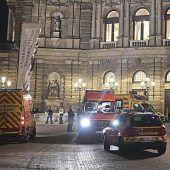 Rettungseinsatz in der Semperoper