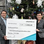 Schattdecor unterstützt OVB-Weihnachtsaktion mit 5000 Euro