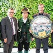 Bayerns Gebirgsschützen beim Ministerpräsidenten