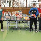 Tischtennisabteilung sammelt Lebensmittel
