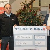 Inneo spendet 1000 Euro für ehrenamtliche Retter