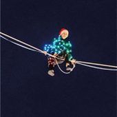 Weihnachtliches Spektakel in schwindelerregender Höhe