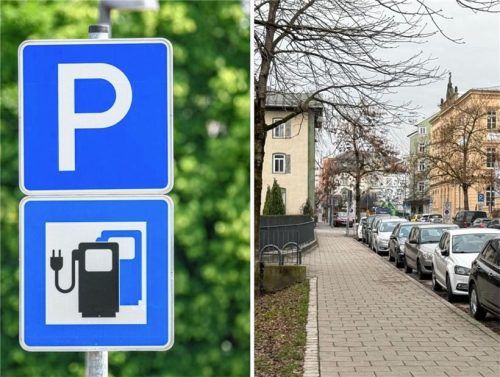 Ab April 2025 sollen alle E-Autos und Hybridfahrzeuge auf öffentlichen Parkplätzen drei Stunden lang kostenlos parken können. Foto Montage: dpa/picture alliance/Robert Michael/Baumeister