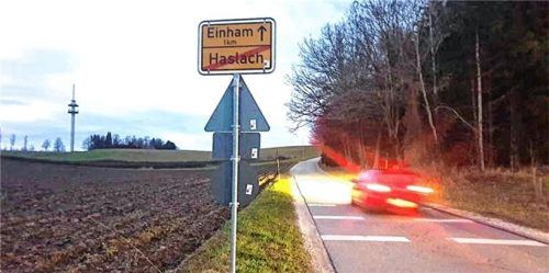 Auf dieser Strecke, von Haslach hinauf zur Einhamer Höhe, geschah am 21. Februar 2022 der Unfall, bei dem ein damals 15-Jähriger schwer verletzt wurde. Foto Eichstätter