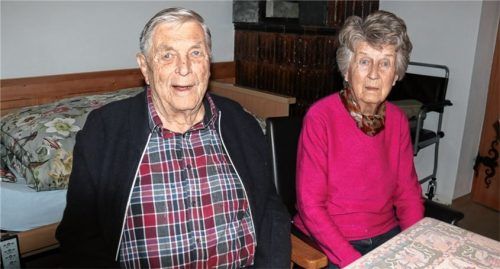 Das Jubelpaar Paul und Rosa Unterseher geht seit 60 Jahren gemeinsam durchs Leben.

Foto Schwitteck