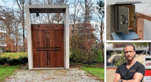 Die Familie Stettner, im Bild Franz Stettner junior, betreut die St. Benedikt Kapelle in Kolbermoor, die nun zum wiederholten Mal Schauplatz von Einbrüchen und Vandalismus geworden ist. Foto Wiederkunft Christi/Riediger/Moor meets America